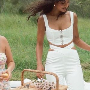 White wild about you set from princess Polly